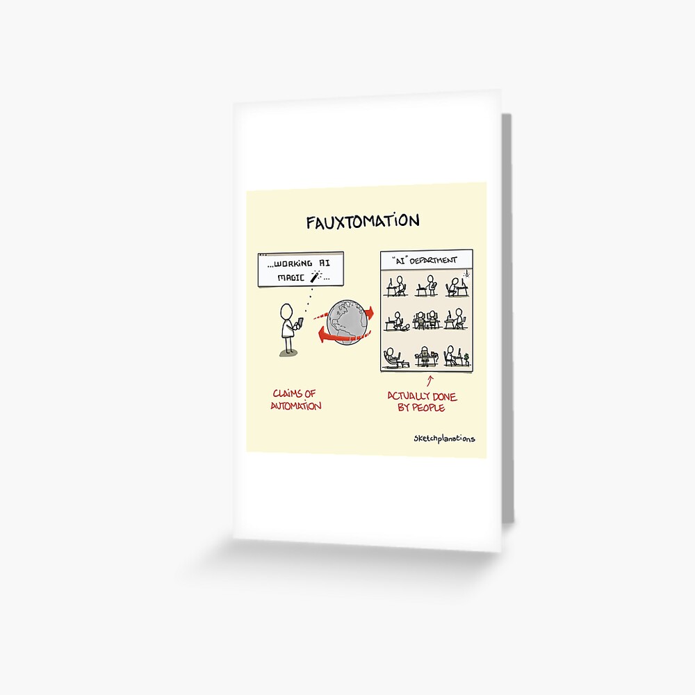 Item preview, Greeting Card designed and sold by sketchplanator.