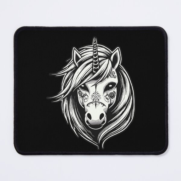 Item preview, Creepy Gothic Einhorn Aesthetic Goth Design designed and sold by LuminOrb.