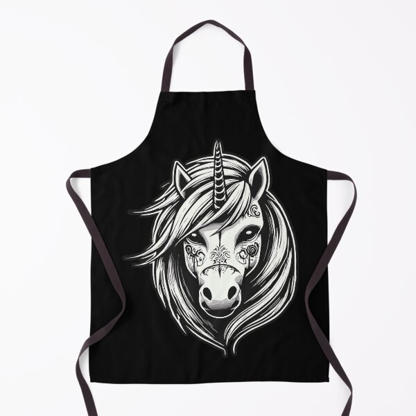 Item preview, Creepy Gothic Einhorn Aesthetic Goth Design designed and sold by LuminOrb.