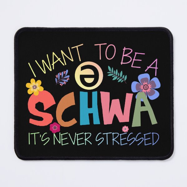 Item preview, I Want To Be A Schwa It's Never Stressed - Science Of Reading designed and sold by ScienceCorner.