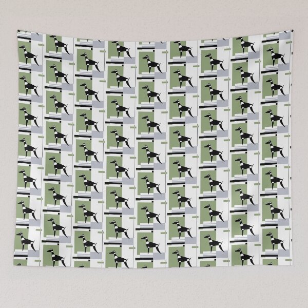 Item preview, Dobermann. Dog breed silhouette on an abstract background. designed and sold by ArchiTania Studio.