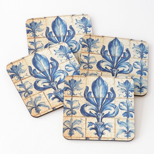 Item preview, Fleur De Lis Tile designed and sold by MatrixTattoo.