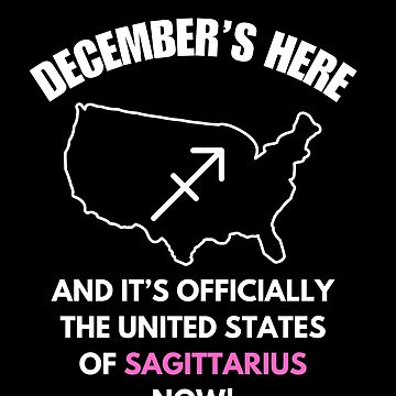 Artwork thumbnail, December’s here, and it's officially the United States of Sagittarius now! by tramstraffic