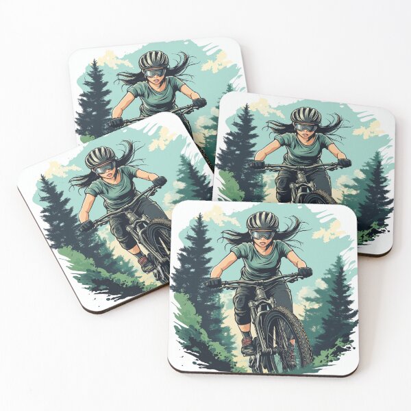 Item preview, Mountain Bike Girl designed and sold by SMRprintdesign.