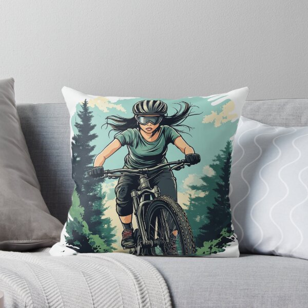 Item preview, Mountain Bike Girl designed and sold by SMRprintdesign.