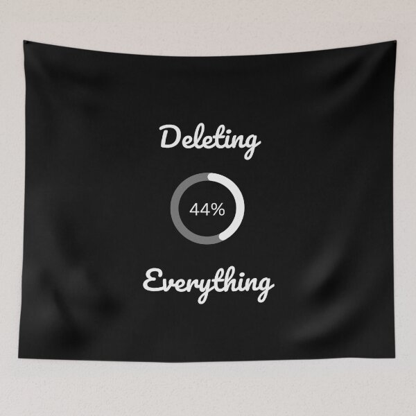 Item preview, Deleting everything  designed and sold by Ash44444.