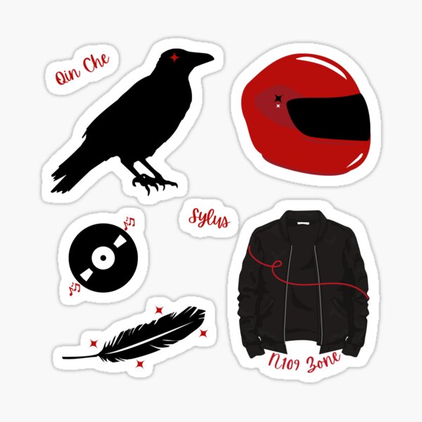 Artikel-Vorschau von Sylus (Love & Deepspace) | Stickerpaket | Otome-Spiel | Liebe und Deepspace, designt und verkauft von matchaisu.