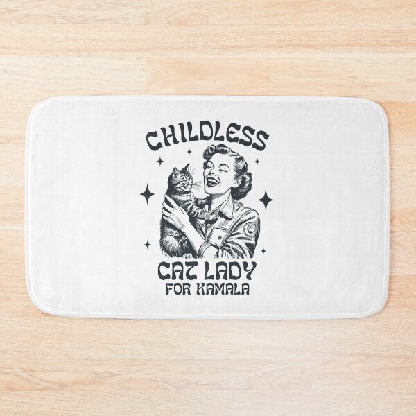 Item preview,  Childless cat lady, Kamala, Trump, Walz, J.D.Vance, Cat Lady, Vote for Kamala, Madam President, Hate Taylor Swift, Anti Trump designed and sold by Gabriellina.