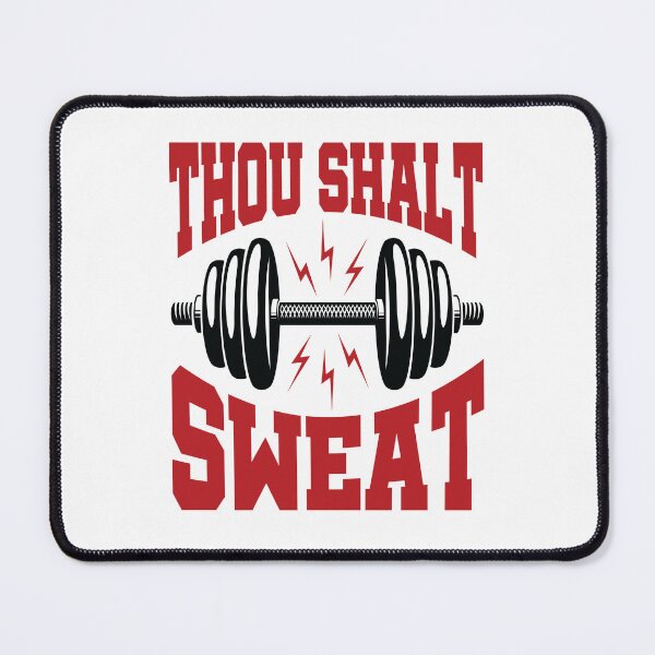 Item preview, Thou Shalt Sweat Funny Personal Trainer Health Coach  designed and sold by jaygo.