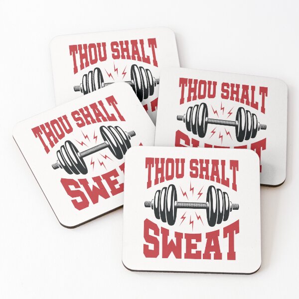 Item preview, Thou Shalt Sweat Funny Personal Trainer Health Coach  designed and sold by jaygo.