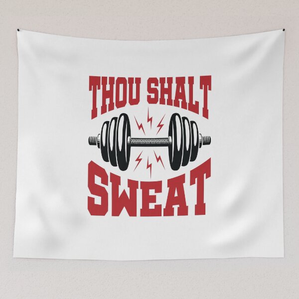 Item preview, Thou Shalt Sweat Funny Personal Trainer Health Coach  designed and sold by jaygo.