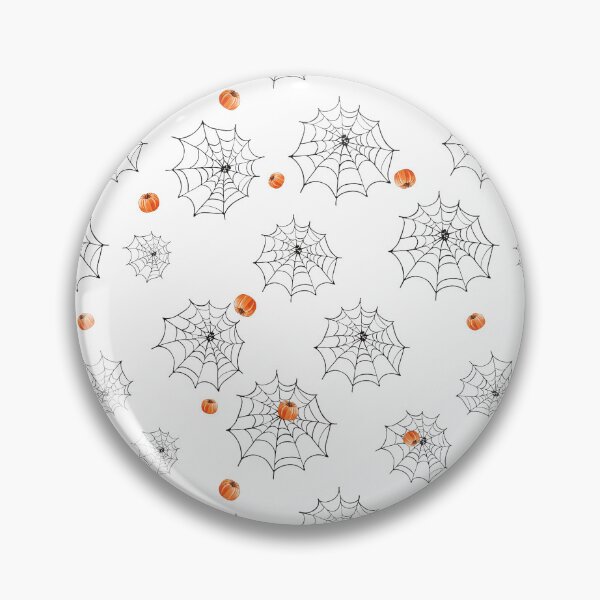 Item preview, Seamless pattern with Black spider web and cute pumpkins designed and sold by natalidesign.