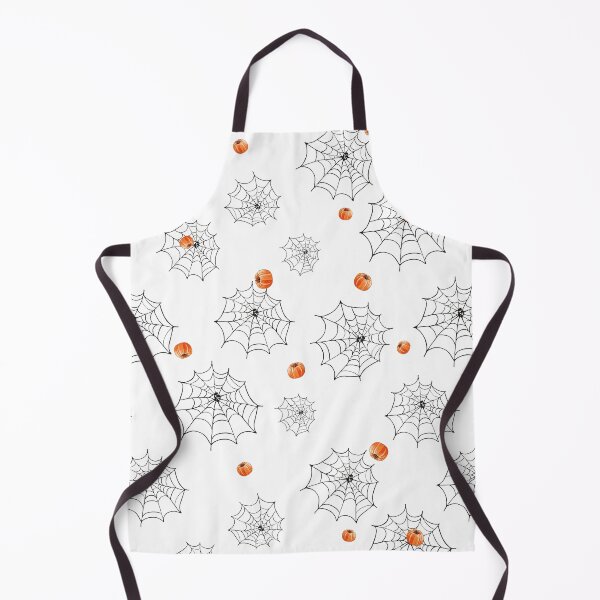 Item preview, Seamless pattern with Black spider web and cute pumpkins designed and sold by natalidesign.