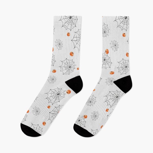 Item preview, Seamless pattern with Black spider web and cute pumpkins designed and sold by natalidesign.