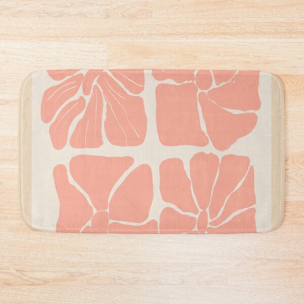 Item preview, Boho Pink Abstract Flowers designed and sold by bowsbotanicals.