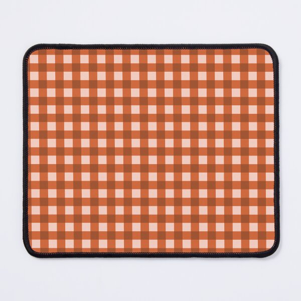 Item preview, Patrón de cuadros vichy en color naranja oscuro cálido designed and sold by Efthymia.