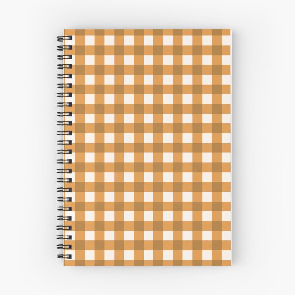 Item preview, Autumn Orange Gingham Pattern designed and sold by Efthymia.