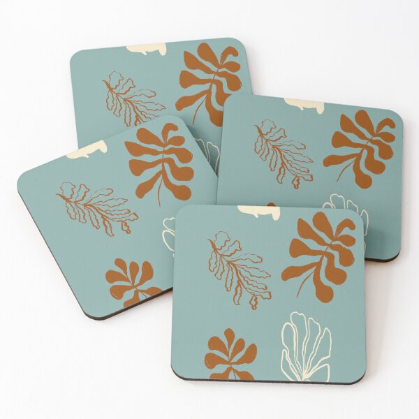 Item preview, Fall Boho Abstract Leaves designed and sold by bowsbotanicals.