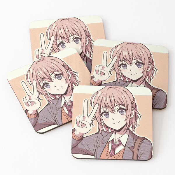 Item preview, Anime Character Making Peace Sign Pop Art Style designed and sold by artofuniverse.