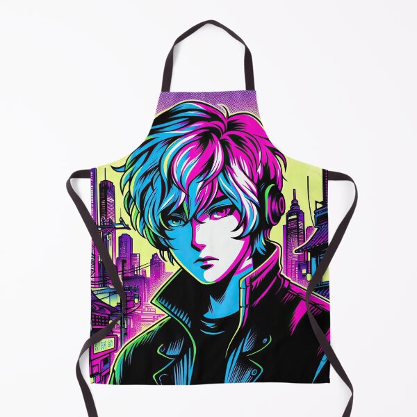 Item preview, Manga Character Cyberpunk Pop Art Style designed and sold by artofuniverse.