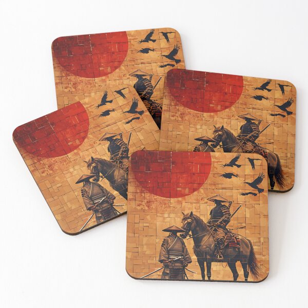 Item preview, Samurai Sunset Silhouettes designed and sold by Susacha.