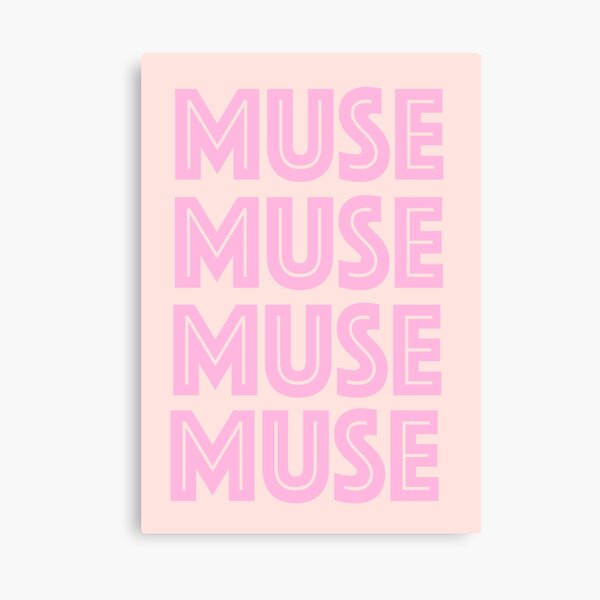 Aperçu de l'œuvre Typographie de Pink Muse créée et vendue par bowsbotanicals.