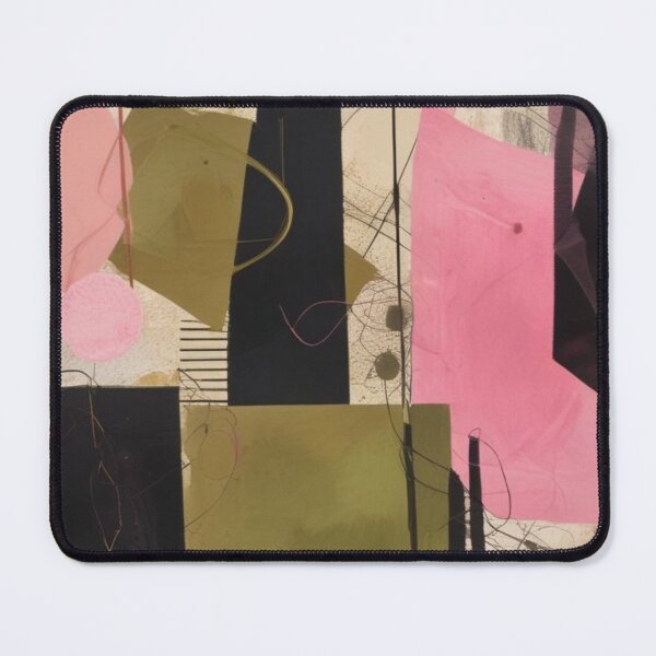 Item preview, Olive green and pink collage designed and sold by GasconyPassion.