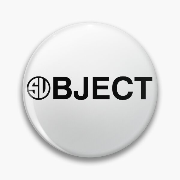 Item preview, Subject Object (Black Logo) designed and sold by KingFrogBox.