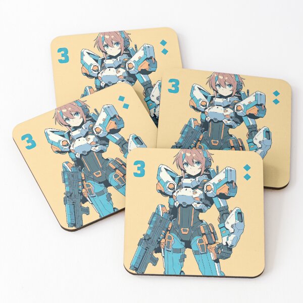 Item preview, Anime Character in Futuristic Mech Suit Pop Art Style designed and sold by artofuniverse.