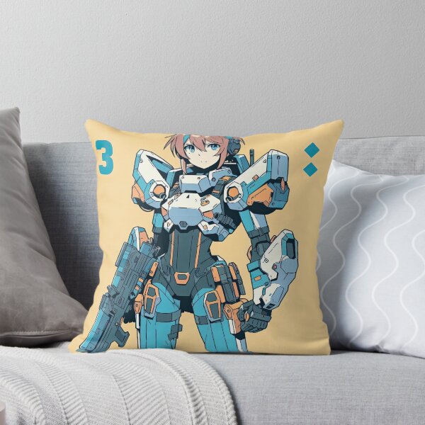 Item preview, Anime Character in Futuristic Mech Suit Pop Art Style designed and sold by artofuniverse.