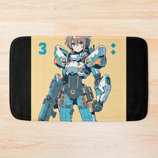 Item preview, Anime Character in Futuristic Mech Suit Pop Art Style designed and sold by artofuniverse.