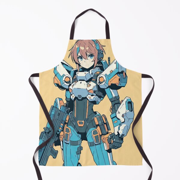 Item preview, Anime Character in Futuristic Mech Suit Pop Art Style designed and sold by artofuniverse.