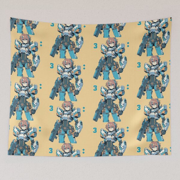 Item preview, Anime Character in Futuristic Mech Suit Pop Art Style designed and sold by artofuniverse.