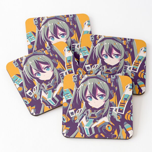 Item preview, Anime Character in Futuristic Mech Suit Pop Art Style designed and sold by artofuniverse.