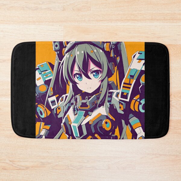 Item preview, Anime Character in Futuristic Mech Suit Pop Art Style designed and sold by artofuniverse.