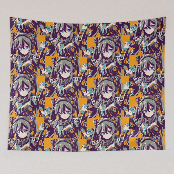 Item preview, Anime Character in Futuristic Mech Suit Pop Art Style designed and sold by artofuniverse.