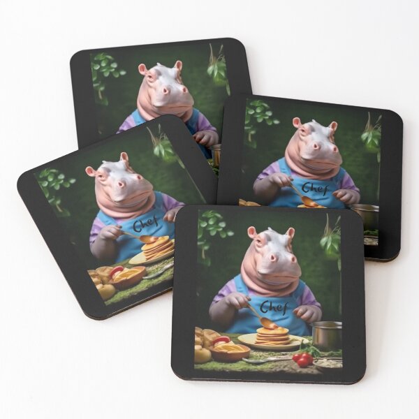 Item preview, Chef hipopótamo designed and sold by AuraLineEU.