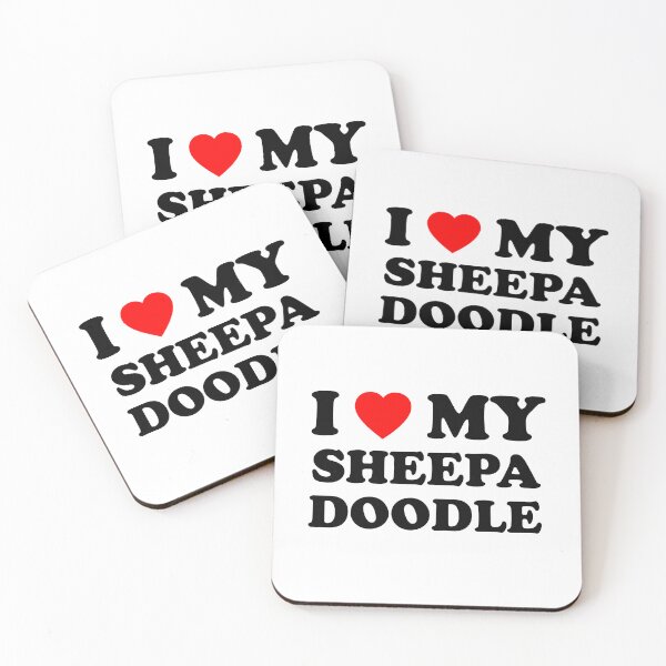 Item preview, I Love My Sheepadoodle Style NY Dog Gift designed and sold by Guarddogdrive.