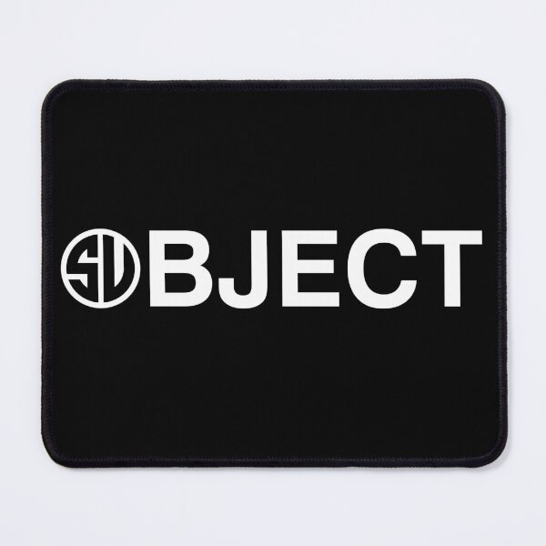 Item preview, Subject Object (White Logo) designed and sold by KingFrogBox.