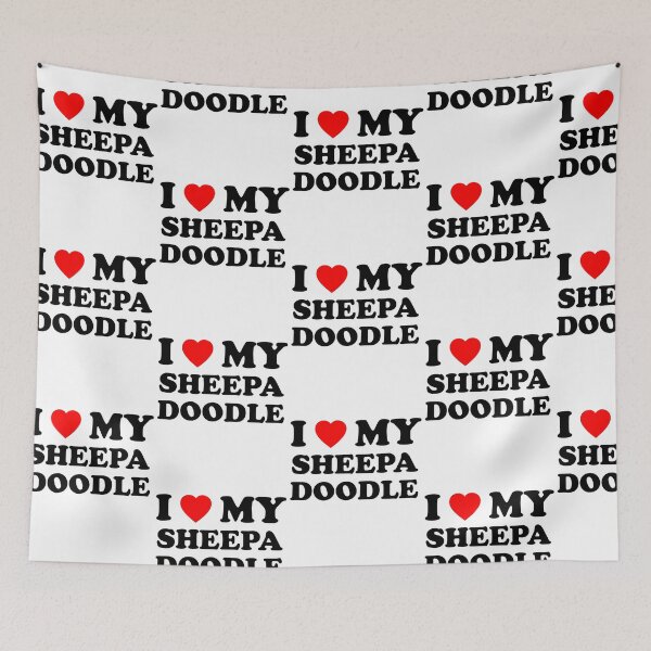 Item preview, I Love My Sheepadoodle Style NY Dog Gift designed and sold by Guarddogdrive.