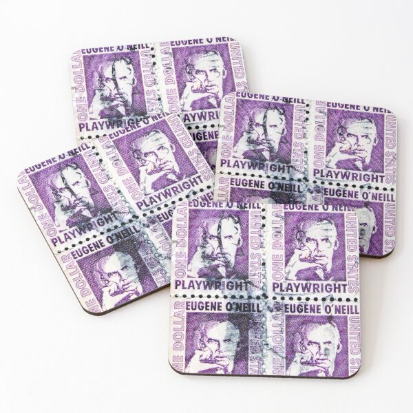 Item preview, Eugene o'Neill on a block of American postage stamps designed and sold by Photopat.