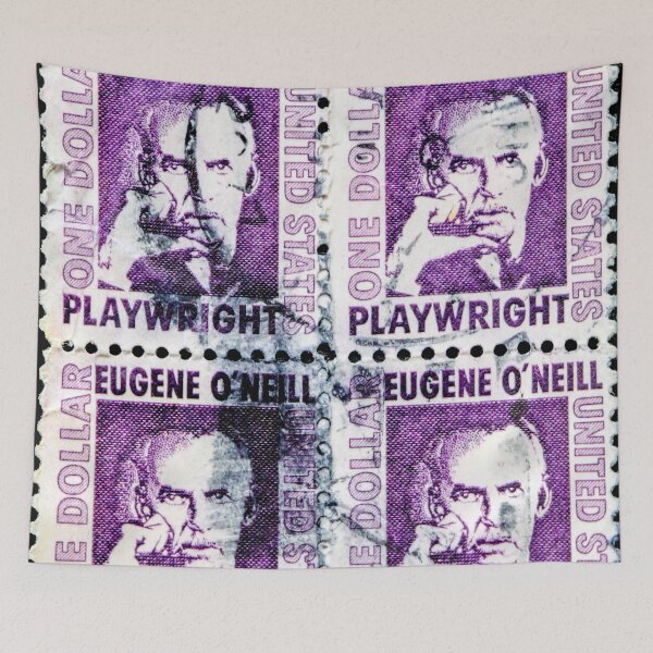 Item preview, Eugene o'Neill on a block of American postage stamps designed and sold by Photopat.