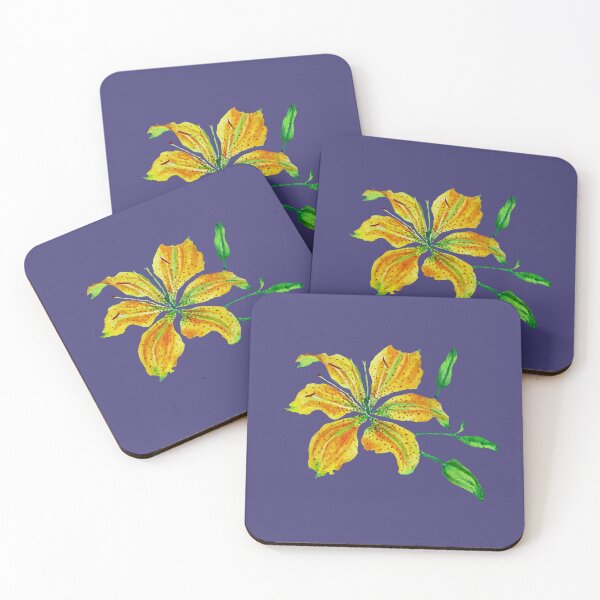 Item preview, Yellow lily designed and sold by zibziby.