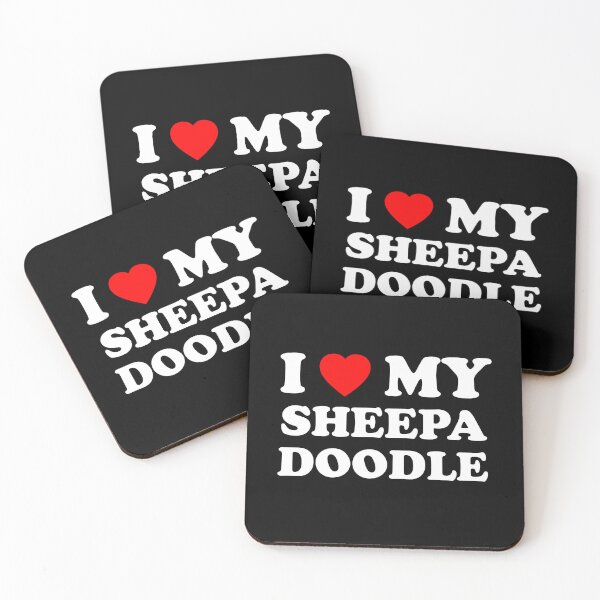 Item preview, I Love My Sheepadoodle Style NY Dog Gift designed and sold by Guarddogdrive.