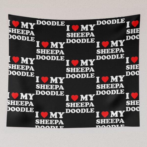 Item preview, I Love My Sheepadoodle Style NY Dog Gift designed and sold by Guarddogdrive.