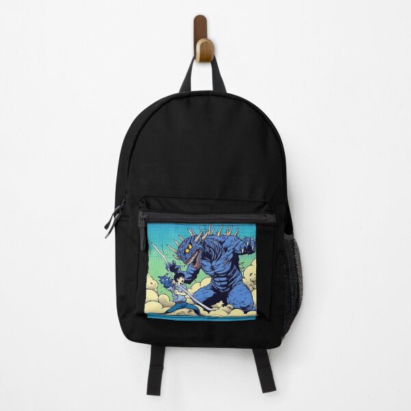Item preview, Manga Character Fighting with Monster Pop Art Style designed and sold by artofuniverse.