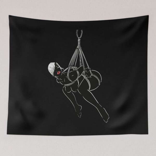 Item preview, woman hanging with ropes designed and sold by Culturesensible.