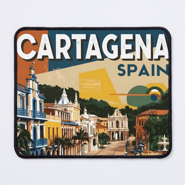 Item preview, Cartagena Spain Vintage Travel Tourism designed and sold by TravelersGems.
