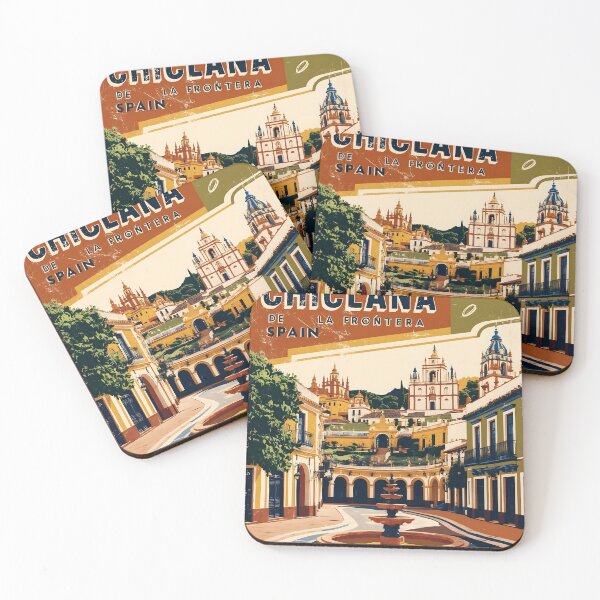 Item preview, Chiclana de la Frontera Spain Vintage Travel Tourism designed and sold by TravelersGems.