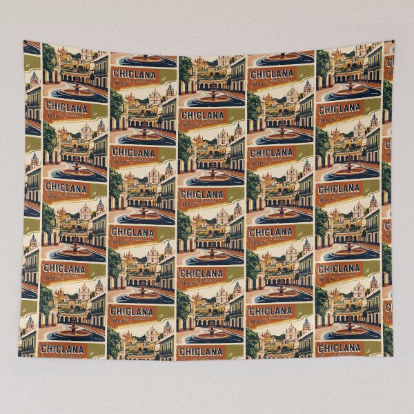 Item preview, Chiclana de la Frontera Spain Vintage Travel Tourism designed and sold by TravelersGems.